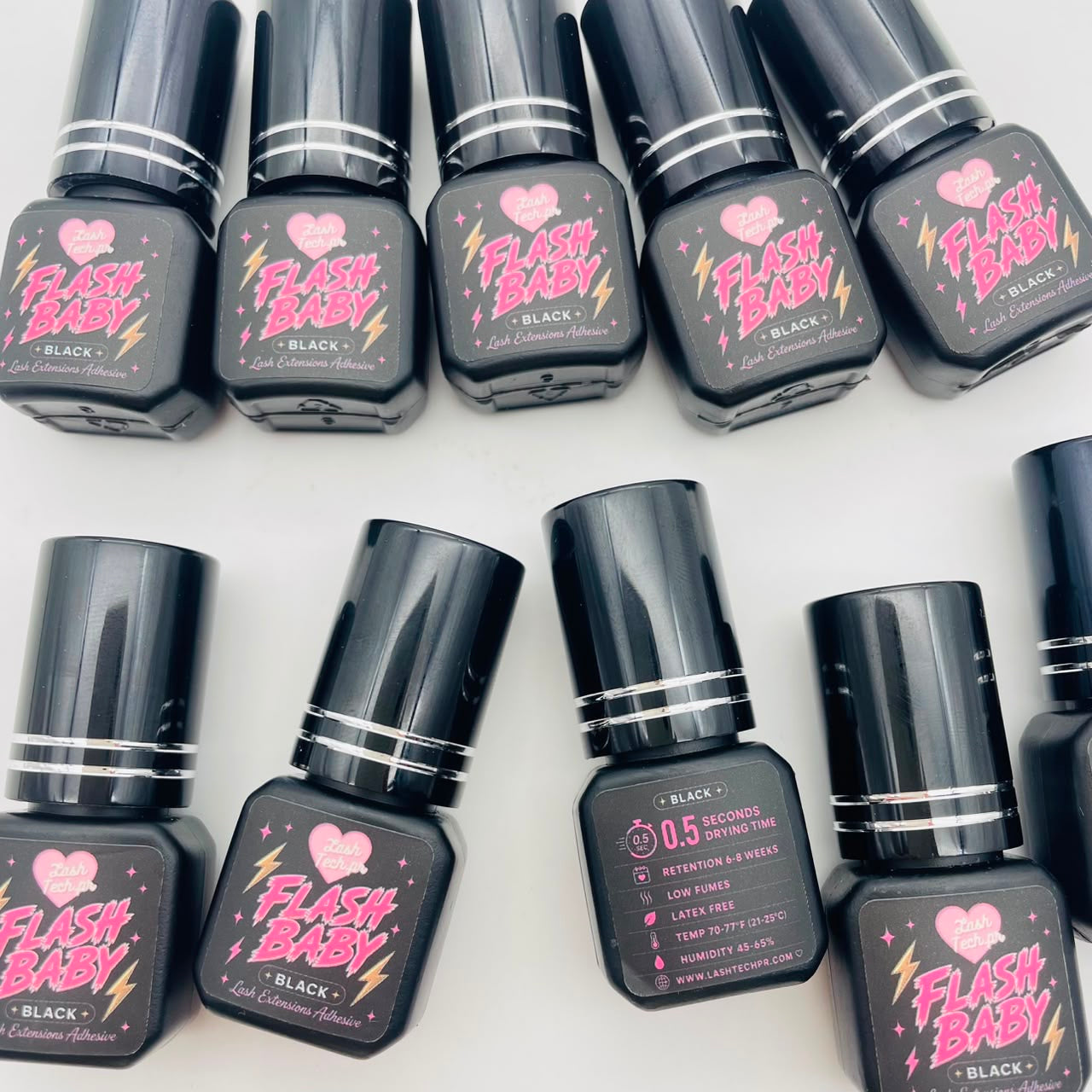 Flash Baby Black Adhesive