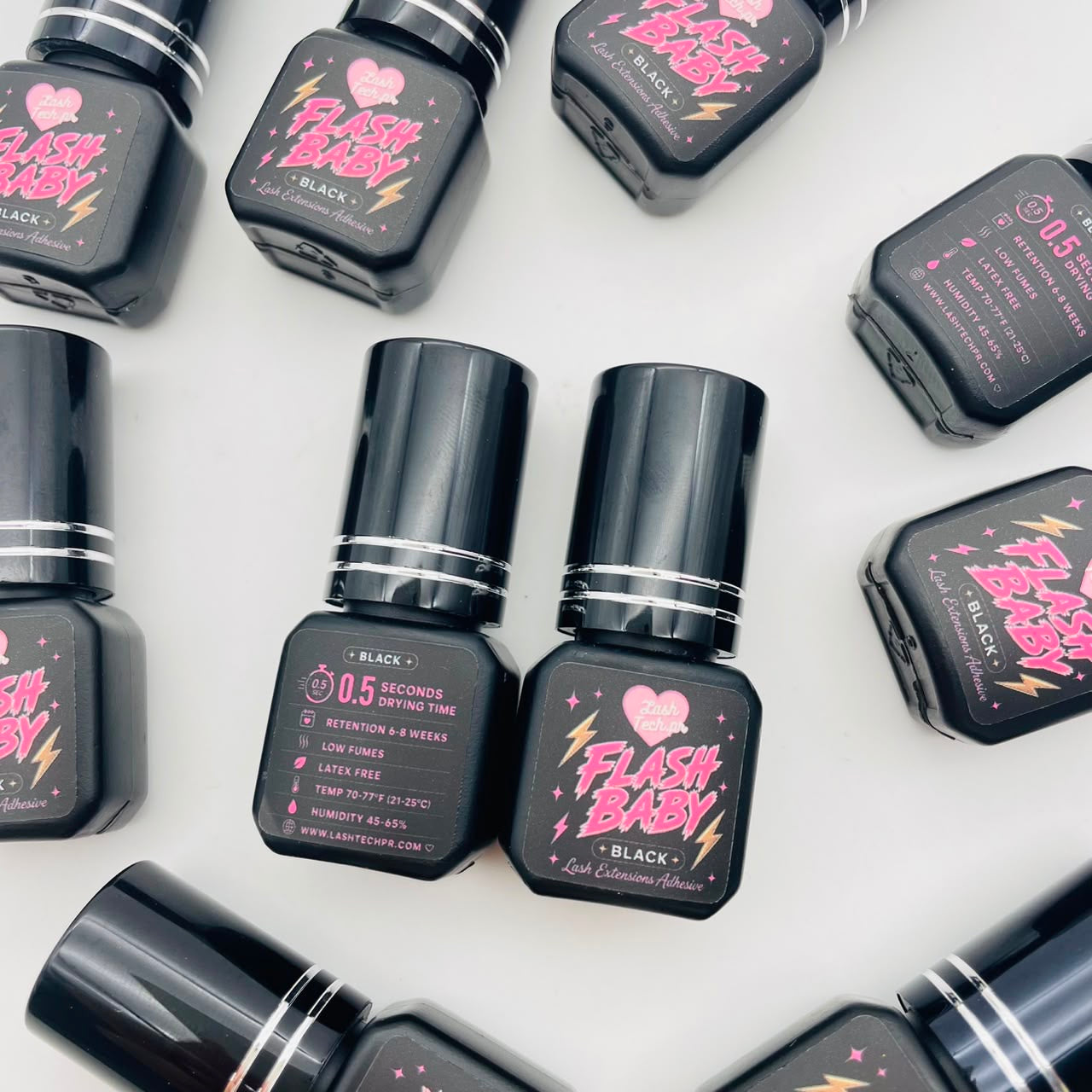 Flash Baby Black Adhesive