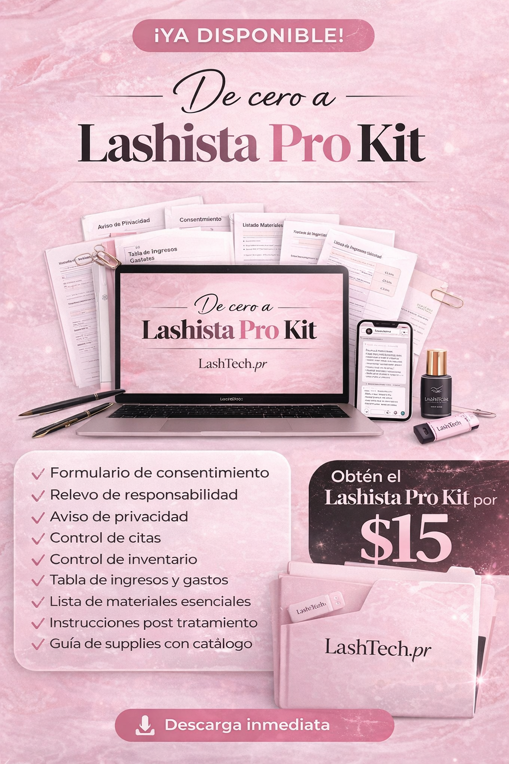 De Cero a Lashista Pro Kit